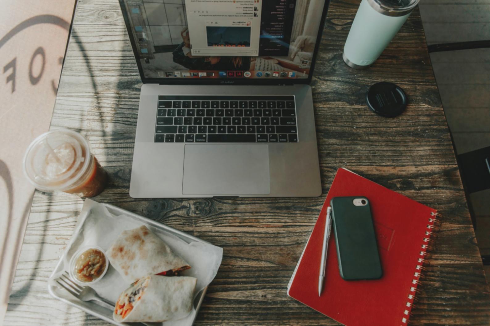 Financial data analysis on computer screen